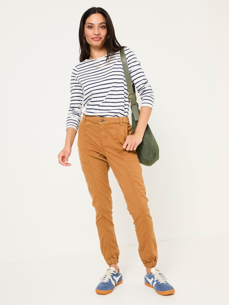 FatFace Boston Tan Brown Cargo Trousers - Image 2 of 11