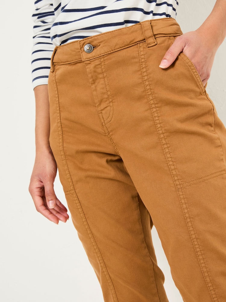 FatFace Boston Tan Brown Cargo Trousers - Image 5 of 11
