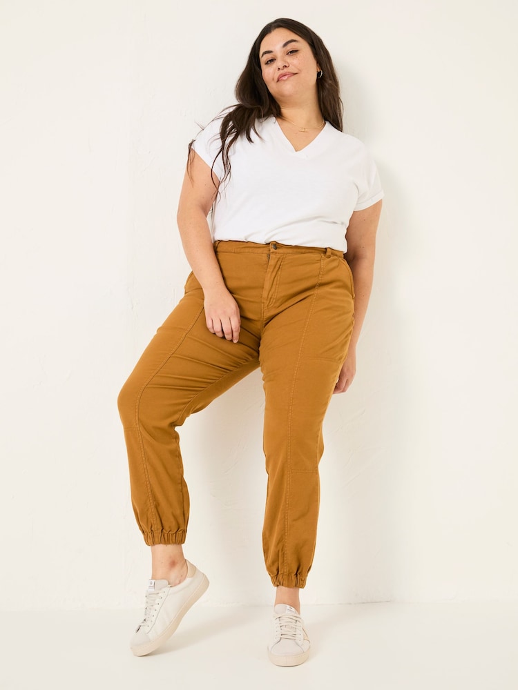 FatFace Boston Tan Brown Cargo Trousers - Image 6 of 11