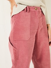 FatFace Chesil Blush Pink Cord Trousers - Image 5 of 5