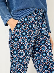 FatFace Lyme Blue Batik Geo Cuffed Jogger - Image 4 of 8