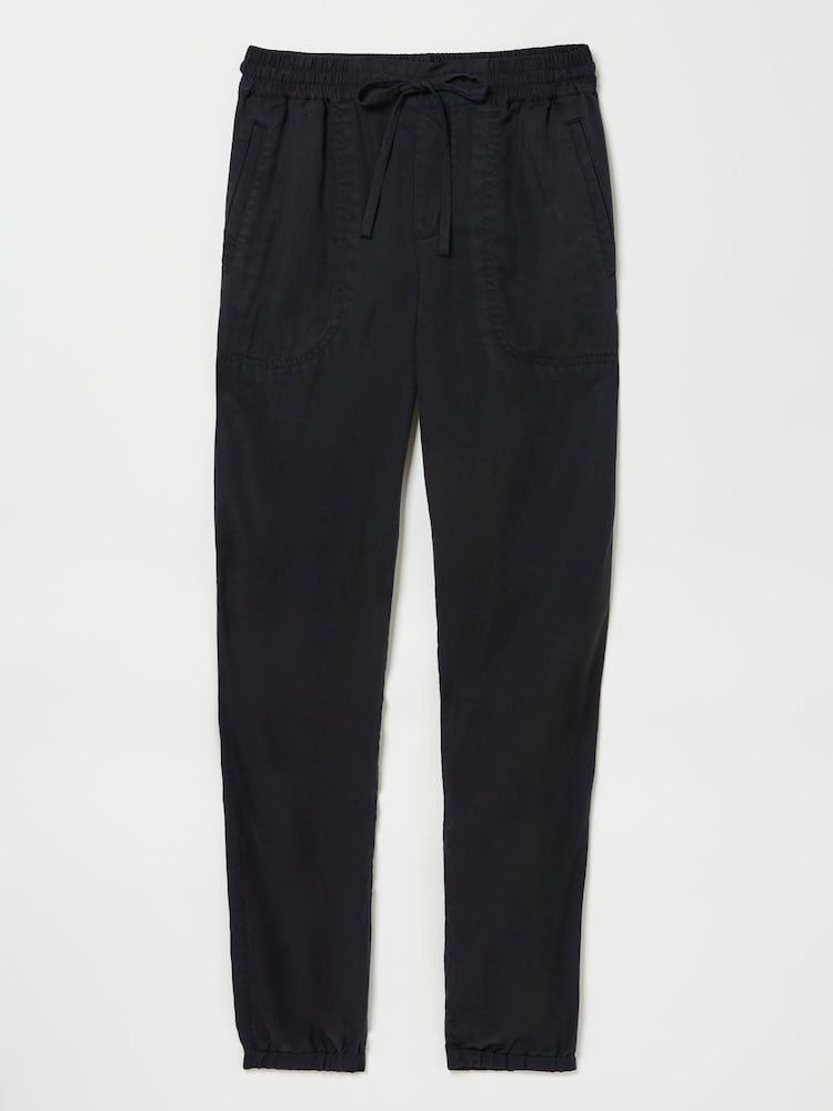 FatFace Lyme Black Cuffed Joggers - Image 10 of 10