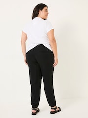 FatFace Lyme Black Cuffed Joggers - Image 5 of 10