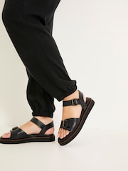 FatFace Lyme Black Cuffed Joggers - Image 9 of 10
