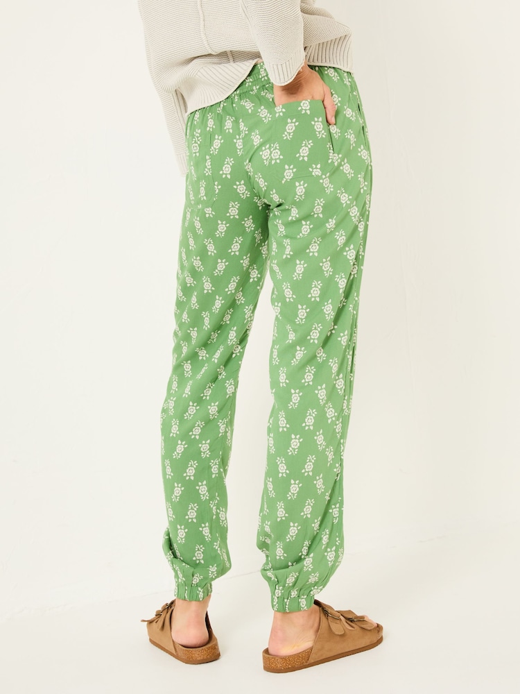 FatFace Lyme Green Cuffed Jogger - Image 2 of 5