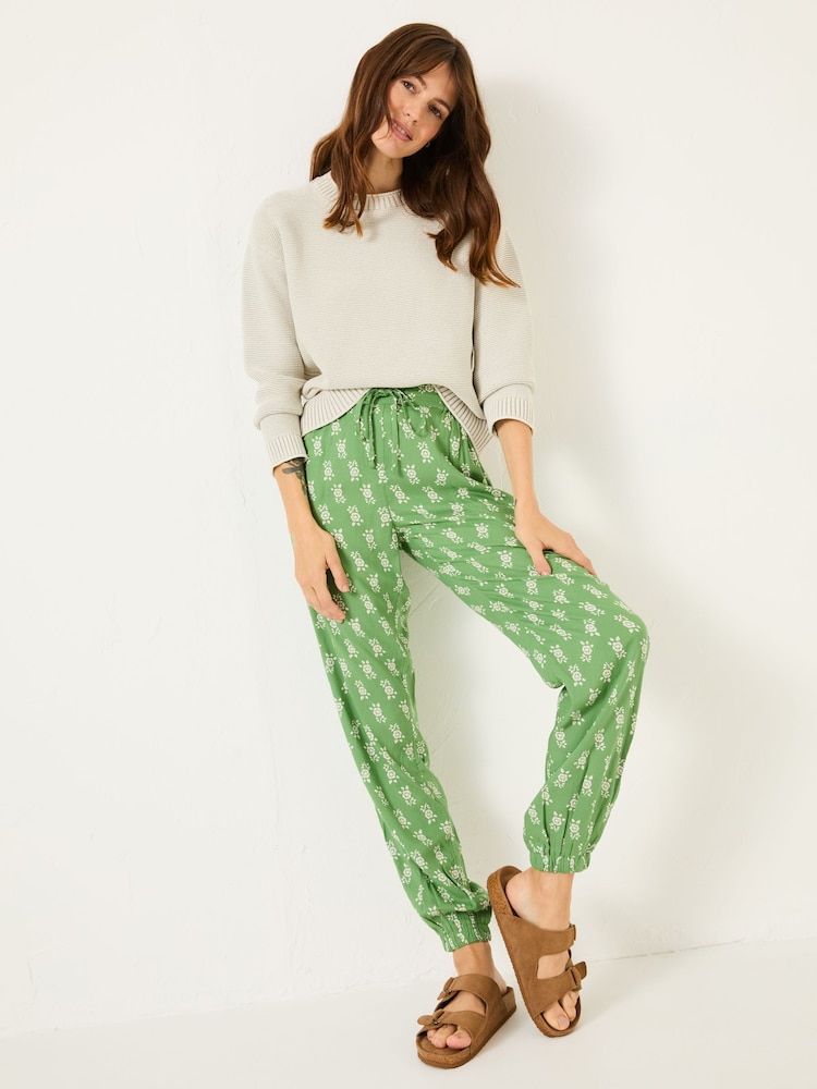 FatFace Lyme Green Cuffed Jogger - Image 3 of 5