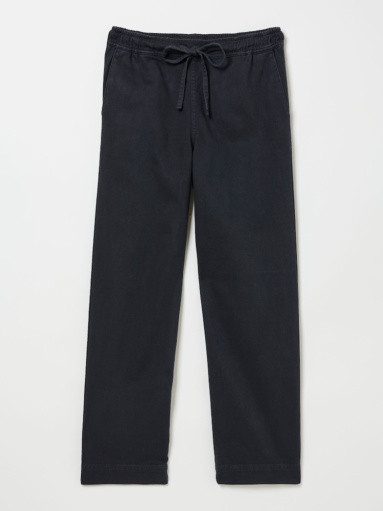 Anthrazitgrau - FatFace Wide Leg Trousers - Bild 5 von 5 Anthrazitgrau - FatFace Wide Leg Trousers - Bild 5 von 5