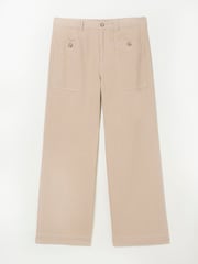 FatFace Eden Pale Pink Wide Leg Trousers - Image 5 of 6
