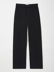FatFace Saffron Black Wide Leg Trousers - Image 6 of 6