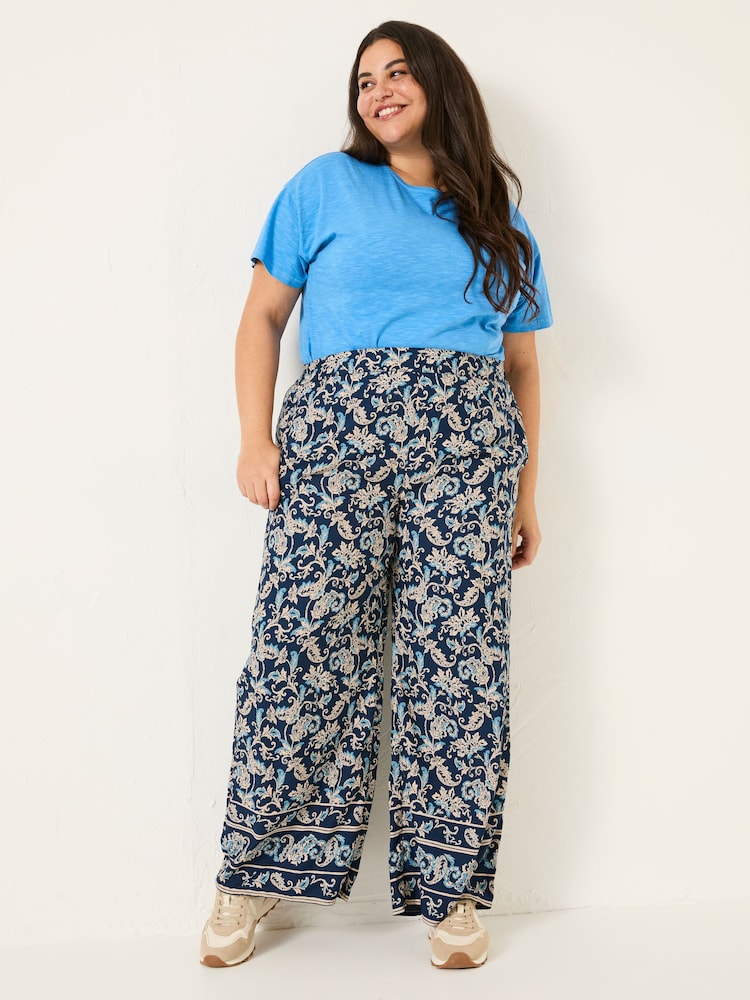 Pantalon Large (wide Leg) BEBE Imprimé Paisley - Taille 6 - Neuf Avec étiquettes (NWT)