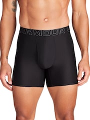 Under Armour Black Performance Tech Mesh Boxers in 3 Pack - Image 2 of 3