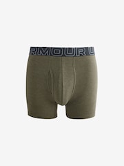 Under Armour Camouflage 100% Cotton Performance Tech Print 6in Boxers 3 Pack - Image 2 of 4