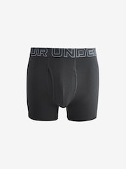Under Armour Camouflage 100% Cotton Performance Tech Print 6in Boxers 3 Pack - Image 4 of 4