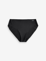 Under Armour Black No Show Pure Stretch Bikinis 3 Pack - Image 4 of 4