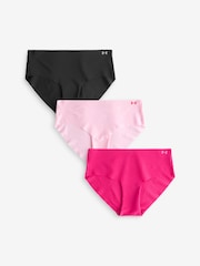 Under Armour Multi No Show Pure Stretch Briefs 3 Pack - Image 1 of 4