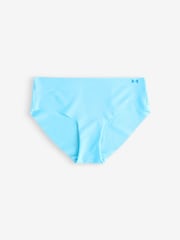 Under Armour Neutral No Show Pure Stretch Hipsters 3 Pack - Image 3 of 4