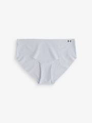 Under Armour Neutral No Show Pure Stretch Hipsters 3 Pack - Image 4 of 4