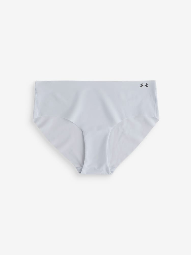 Under Armour Neutral No Show Pure Stretch Hipsters 3 Pack - Image 4 of 4