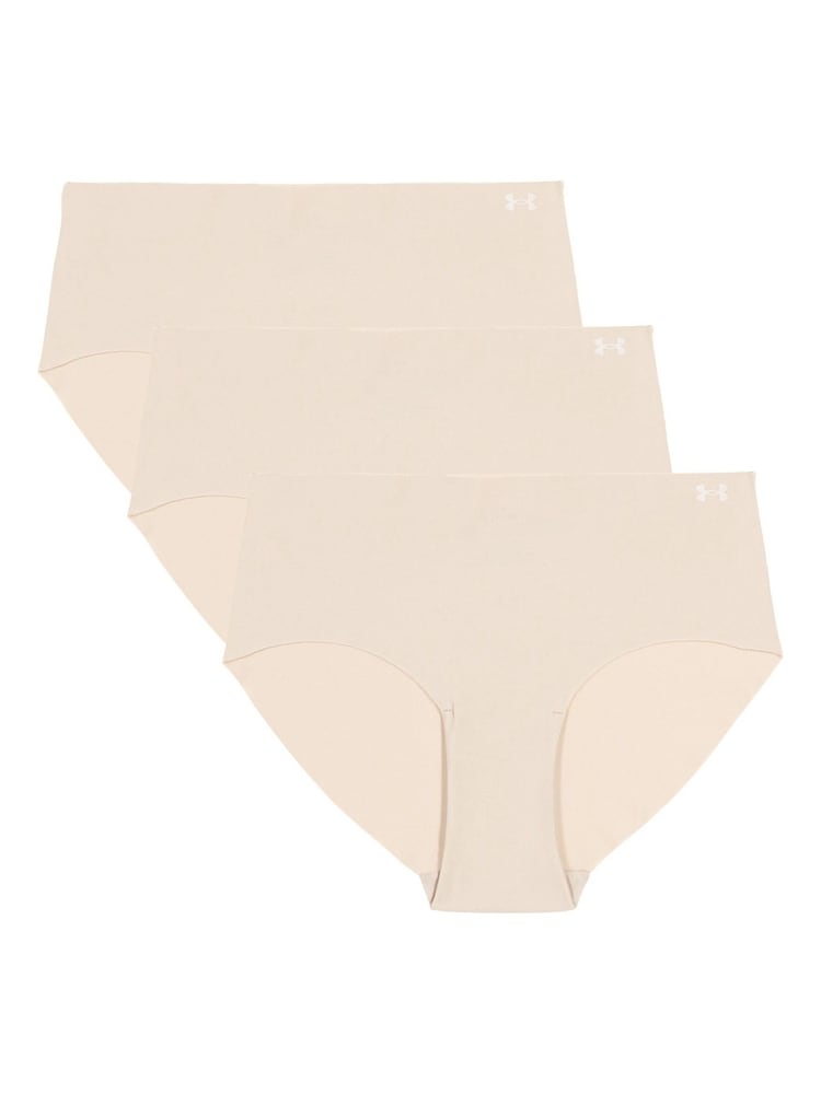 Under Armour Neutral No Show Pure Stretch Hipster 3 Pack - Image 5 of 5