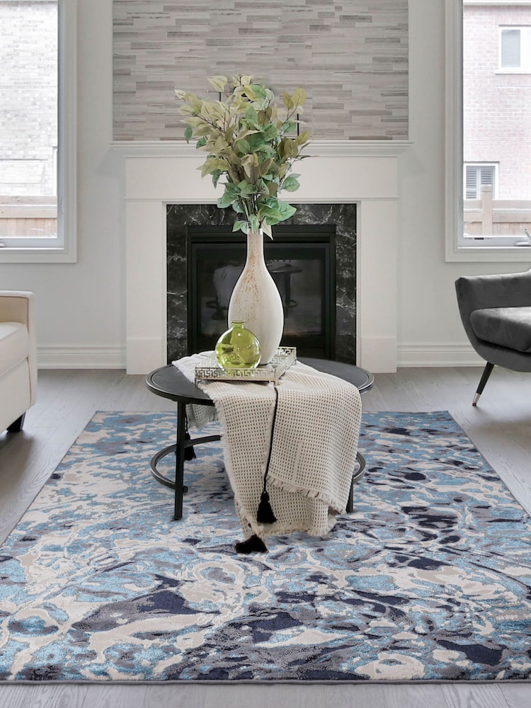 Asiatic Rugs Blue Aurora Rug - Image 1 of 6