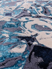 Asiatic Rugs Blue Aurora Rug - Image 6 of 6
