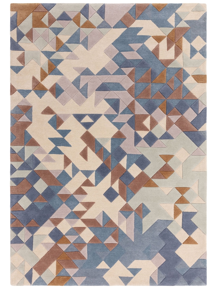 Asiatic Rugs Blue Enigma Multi Rug - Image 2 of 6