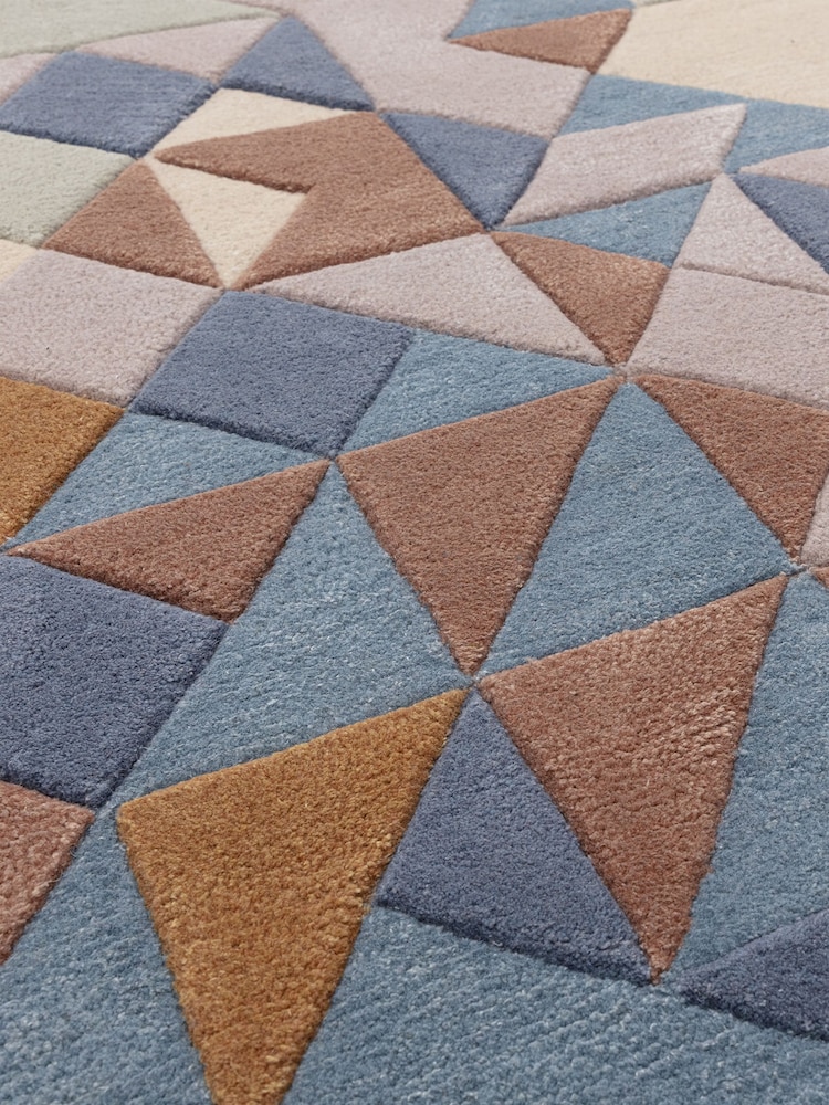 Asiatic Rugs Blue Enigma Multi Rug - Image 6 of 6