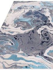 Asiatic Rugs Blue Aurora Rug - Image 3 of 6