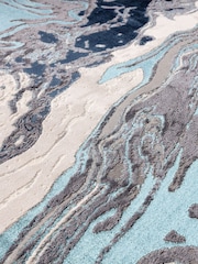 Asiatic Rugs Blue Aurora Rug - Image 7 of 7