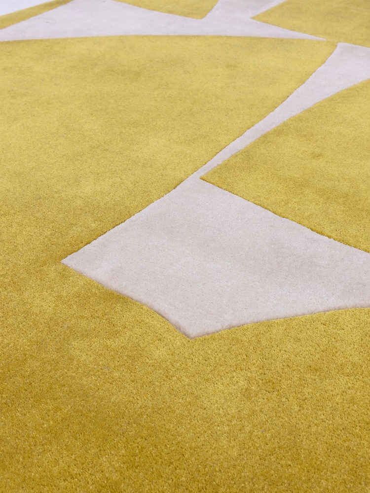 Asiatic Rugs Yellow Romy Kite Rug - Image 7 of 7