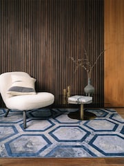Asiatic Rugs Blue Aurora Rug - Image 1 of 6