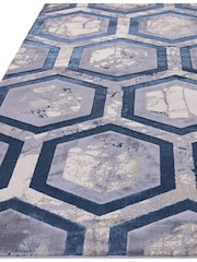 Asiatic Rugs Blue Aurora Rug - Image 3 of 6