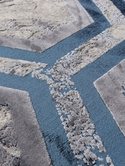 Asiatic Rugs Blue Aurora Rug - Image 6 of 6