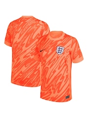 Nike Orange Blank England Stadium 2024 Goalkeeper Shirt - Image 1 of 3