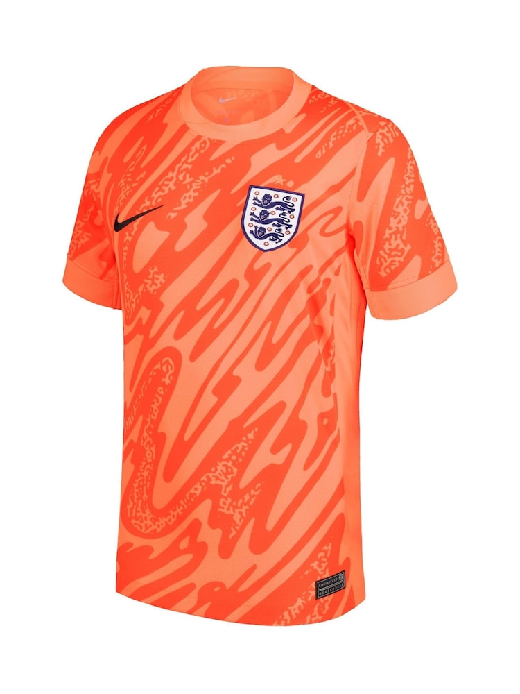 Nike Orange Blank England Stadium 2024 Goalkeeper Shirt - Image 2 of 3