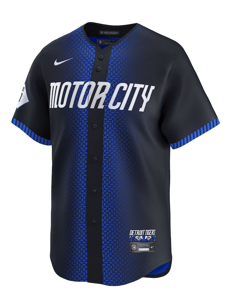 Fanatics Blue MLB Detroit Tigers Limited City Connect T-Shirt - Image 2 of 3