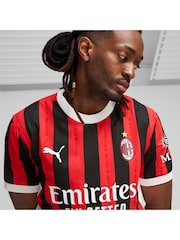 Puma Red 2024-25 AC Milan Home Authentic Shirt - Image 4 of 8