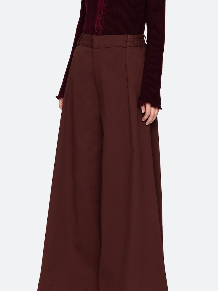 Sea New York Red Kerith Jersey Wide Leg Trousers - Image 13 of 13