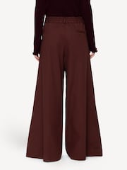 Sea New York Red Kerith Jersey Wide Leg Trousers - Image 2 of 7