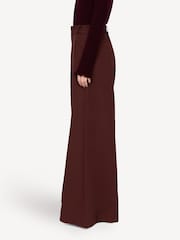 Sea New York Red Kerith Jersey Wide Leg Trousers - Image 3 of 7