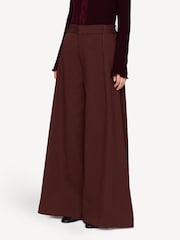 Sea New York Red Kerith Jersey Wide Leg Trousers - Image 5 of 7