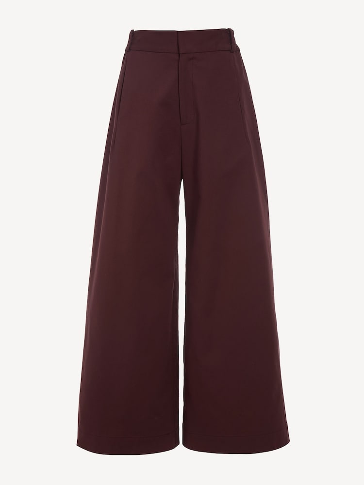 Sea New York Red Kerith Jersey Wide Leg Trousers - Image 7 of 7