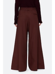 Sea New York Red Kerith Jersey Wide Leg Trousers - Image 9 of 13