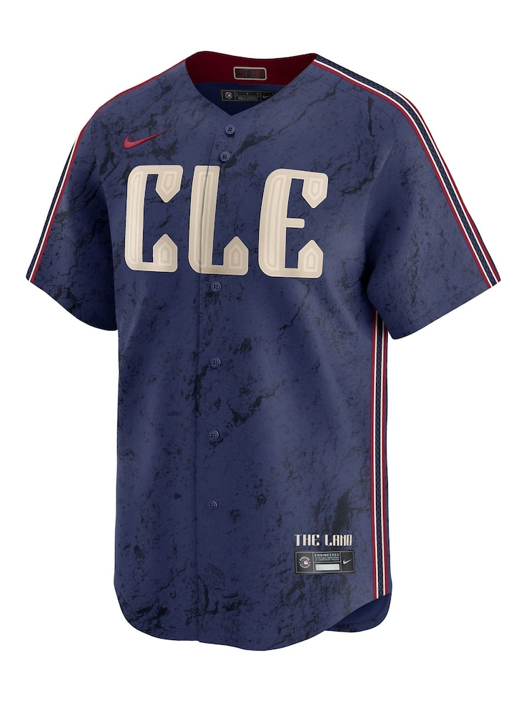 Fanatics Purple MLB Cleveland Guardians Limited City Connect T-Shirt - Image 3 of 3