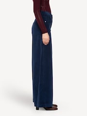 Sea New York Blue Carine Corduroy Wide Leg Jeans - Image 4 of 7