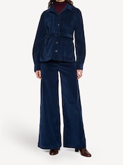 Sea New York Blue Carine Corduroy Wide Leg Jeans - Image 6 of 7