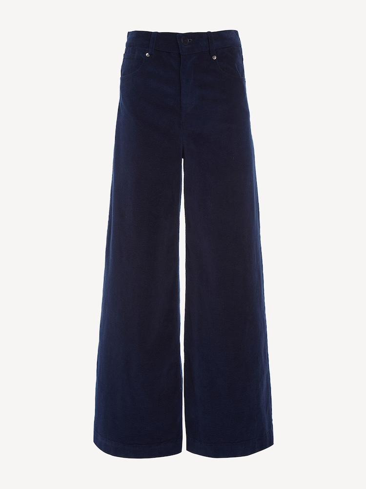 Sea New York Blue Carine Corduroy Wide Leg Jeans - Image 7 of 7 Sea New York Blue Carine Corduroy Wide Leg Jeans - Image 7 of 7