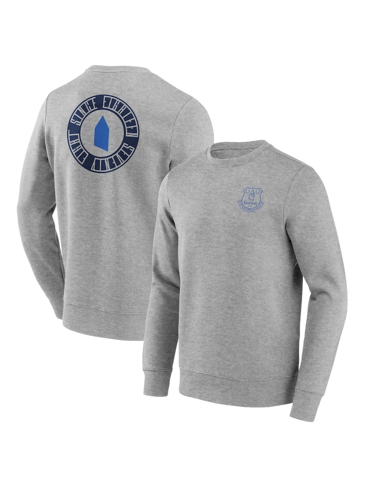Fanatics Grey Everton Revolve Front & Back Graphic Sweatshirt - Image 1 of 3