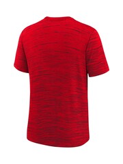 Fanatics Youth Large Red MLB Los Angeles Angels Logo Velocity T-Shirt - Image 2 of 3