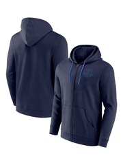 Fanatics Small Blue Everton Essentials Crest Full Zip Hoodie - Image 1 of 3
